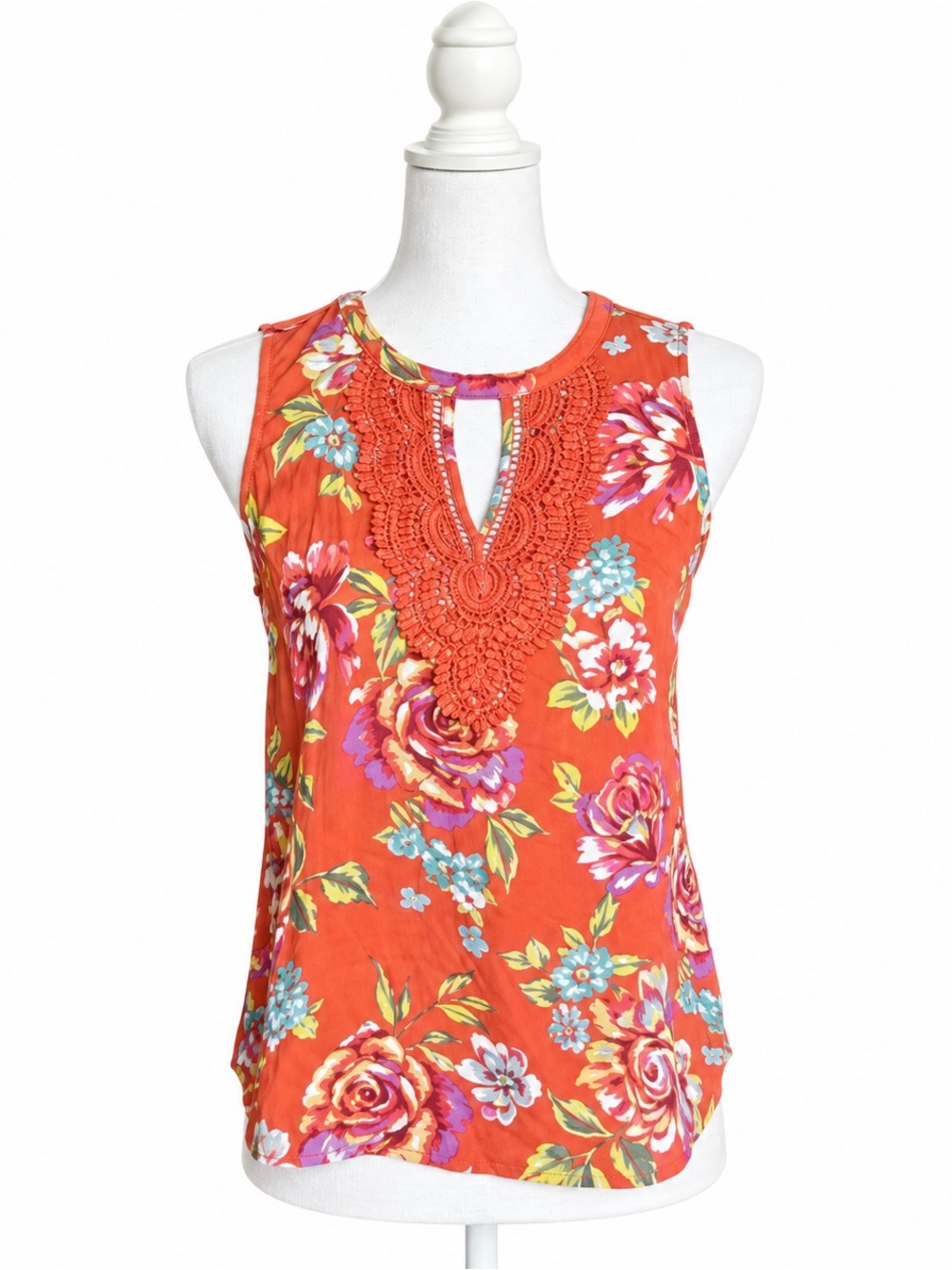 Daniel Rainn NWT Stitch Fix Burnt Orange Quin Sleeveless Top Petite NWT